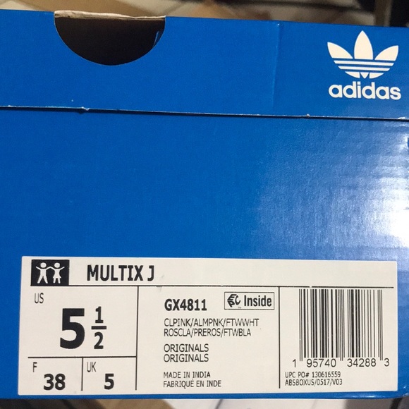 NEW ADIDAS MULTIX J 5.5 youth /7 BNIB NEW - Picture 3 of 5